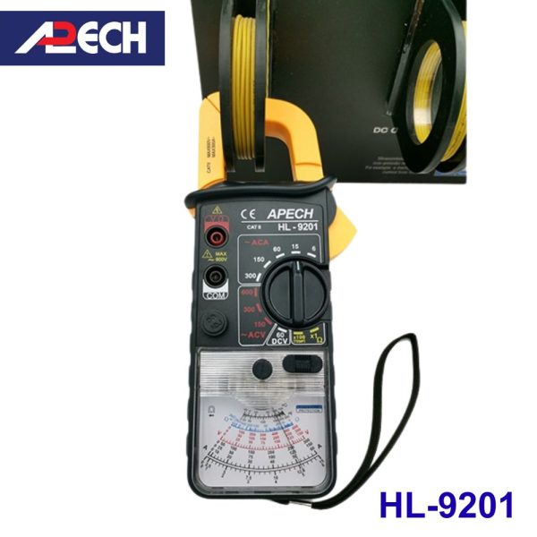Ampe kìm cơ APECH HL-9201 chỉ thị kim đo dòng AC (300A), Ampe kìm kim APECH HL9201, APECH HL 9201 Analog Clamp Meter
