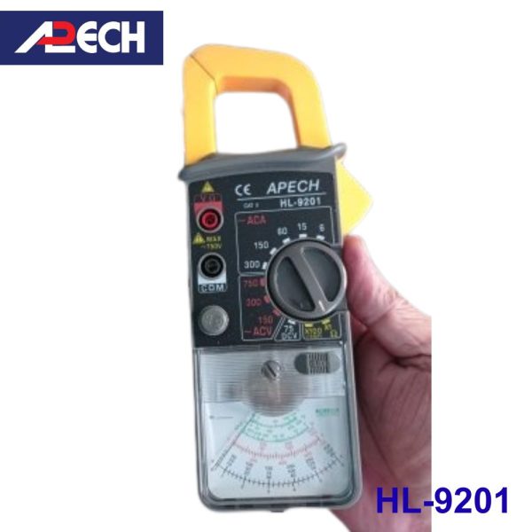 Ampe kìm cơ APECH HL-9201 chỉ thị kim đo dòng AC (300A), Ampe kìm kim APECH HL9201, APECH HL 9201 Analog Clamp Meter
