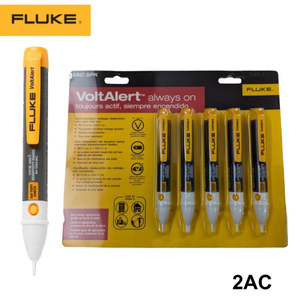 Bút thử điện cảm ứng FLUKE 2AC, bút thử điện không tiếp xúc FLUKE-2AC, Fluke 2AC Non-Contact Voltage Tester
