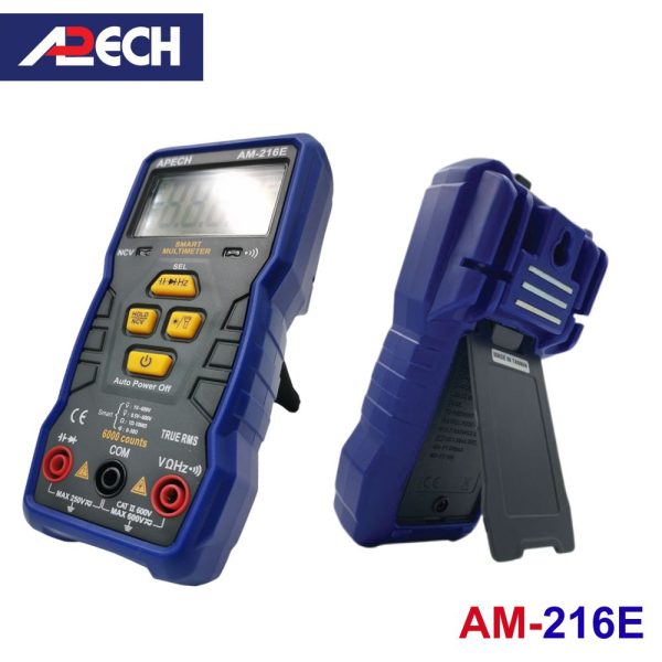 Đồng hồ vạn năng APECH AM-216E True-RMS đo điện AC/DC, đồng hồ vạn năng thông minh APECH AM216E TrueRMS, APECH AM-216E True-RMS Digital Multimeter