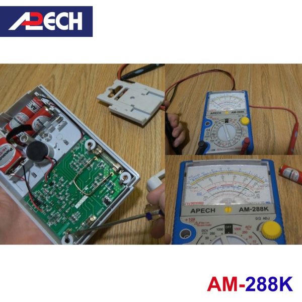 Đồng hồ vạn năng kim APECH AM-288K Analog Multimeter, đồng hồ vạn năng APECH AM288K, APECH AM 288K Analog Multimeter