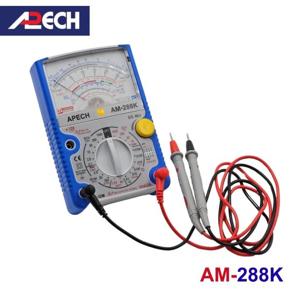 Đồng hồ vạn năng kim APECH AM-288K Analog Multimeter, đồng hồ vạn năng APECH AM288K, APECH AM 288K Analog Multimeter