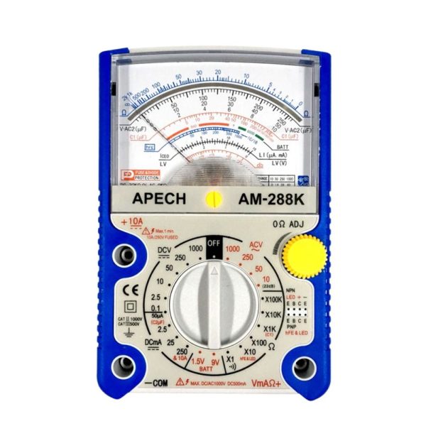 Đồng hồ vạn năng kim APECH AM-288K Analog Multimeter, đồng hồ vạn năng APECH AM288K, APECH AM 288K Analog Multimeter