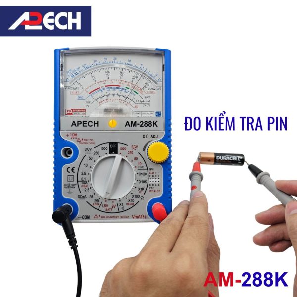 Đồng hồ vạn năng kim APECH AM-288K Analog Multimeter, đồng hồ vạn năng APECH AM288K, APECH AM 288K Analog Multimeter