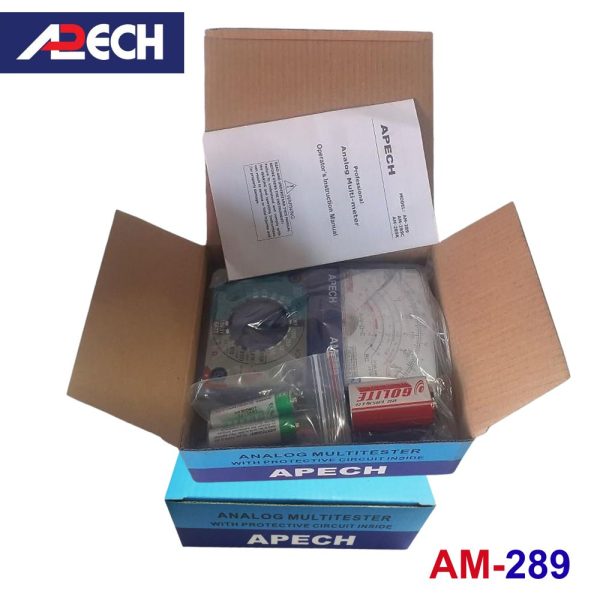 Đồng hồ vạn năng kim APECH AM-289 Analog Multimeter, đồng hồ vạn năng analog APECH AM289, APECH AM 289 Multimeter