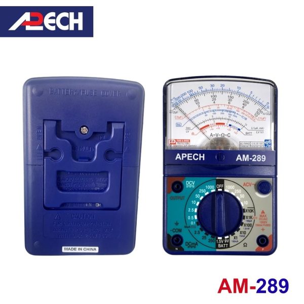 Đồng hồ vạn năng kim APECH AM-289 Analog Multimeter, đồng hồ vạn năng analog APECH AM289, APECH AM 289 Multimeter