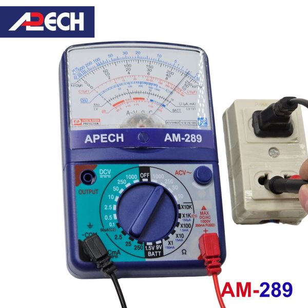 Đồng hồ vạn năng kim APECH AM-289 Analog Multimeter, đồng hồ vạn năng analog APECH AM289, APECH AM 289 Multimeter