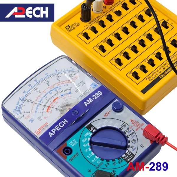 Đồng hồ vạn năng kim APECH AM-289 Analog Multimeter, đồng hồ vạn năng analog APECH AM289, APECH AM 289 Multimeter