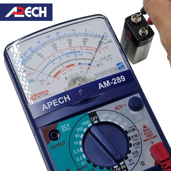 Đồng hồ vạn năng kim APECH AM-289 Analog Multimeter, đồng hồ vạn năng analog APECH AM289, APECH AM 289 Multimeter
