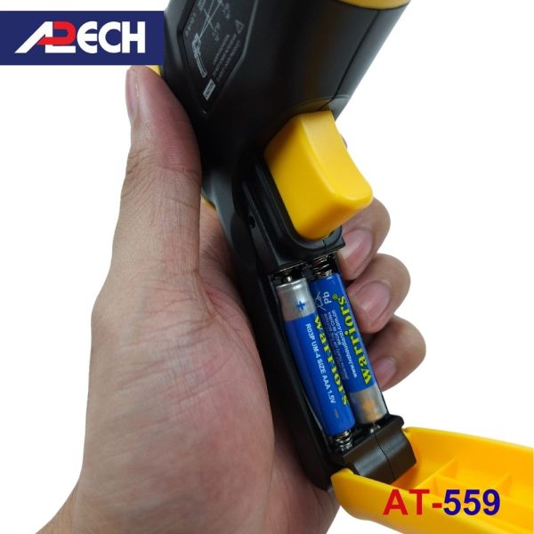 Máy đo nhiệt độ hồng ngoại APECH AT-559 (2 trong 1), máy đo nhiệt độ giá rẻ APECH AT559, APECH AT 559 Infrared Thermometer