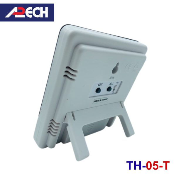 Nhiệt ẩm kế điện tử APECH TH-05T treo tường, nhiệt ẩm kế có dây APECH TH-05-T, APECH TH05T digital thermo-hygrometer