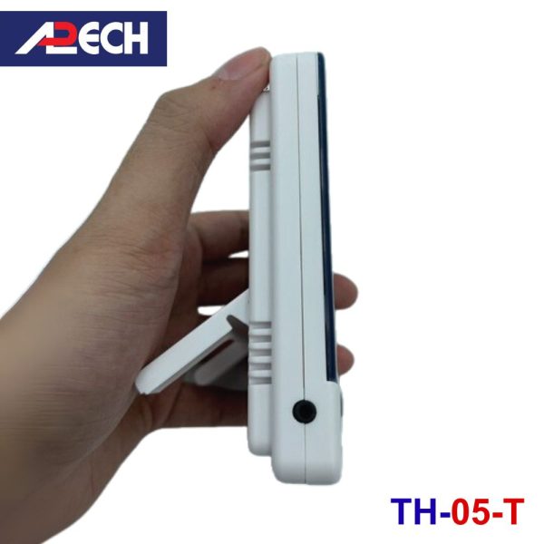 Nhiệt ẩm kế điện tử APECH TH-05T treo tường, nhiệt ẩm kế có dây APECH TH-05-T, APECH TH05T digital thermo-hygrometer