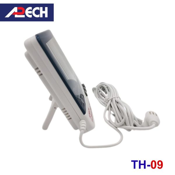 Nhiệt ẩm kế điện tử APECH TH-09 treo tường, nhiệt ẩm kế treo tường APECH TH 09, APECH TH09 digital thermo-hygrometer