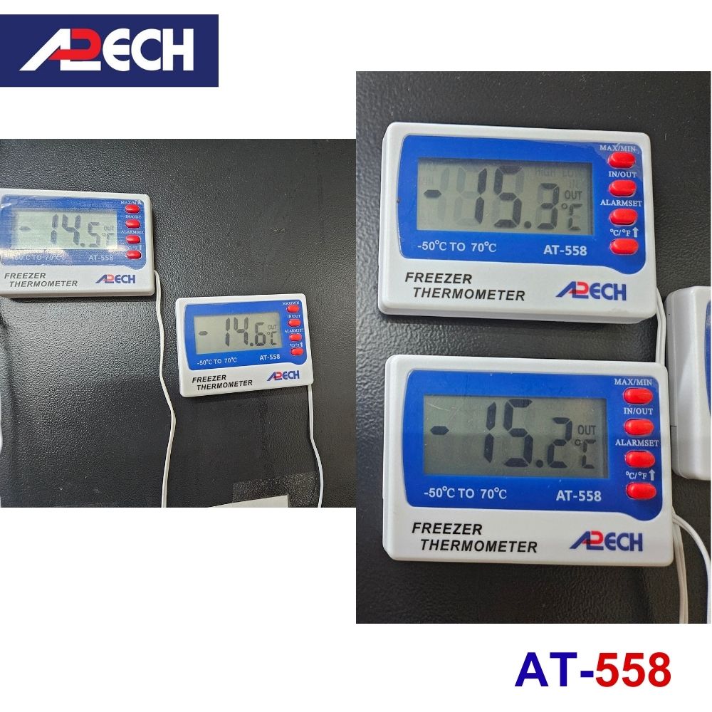 Nhiệt kế điện tử APECH AT-558 đo nhiệt độ ngăn đông tủ lạnh Nhiệt kế điện tử APECH AT-558 đo nhiệt độ ngăn đông tủ lạnh, nhiệt kế đo tủ lạnh tủ đông APECH AT 558, Freezer In Out Thermometer APECH AT-558