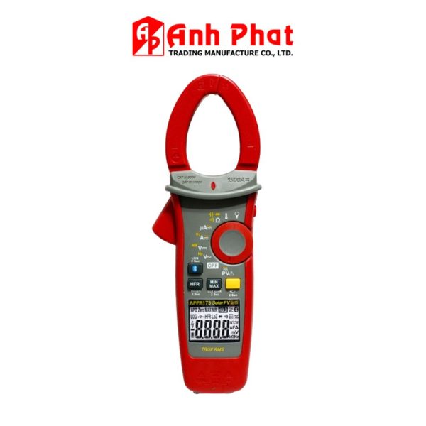 Ampe kìm APPA 179 True-RMS đo điện năng lượng mặt trời AC/DC, Ampe kìm đo điện mặt trời APPA 179, APPA 179 Clamp Meter