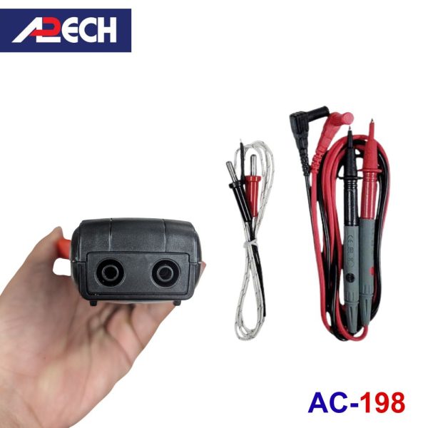 Ampe kìm APECH AC-198 True-RMS (1000V/1000A), đồng hồ ampe kìm APECH AC 198 True RMS, APECH AC198 True-RMS Clamp Meter