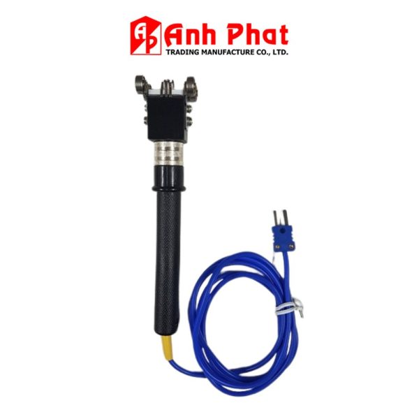 Cây đo nhiệt độ tiếp xúc có bánh xe APECH AT-38, que đo nhiệt độ con lăn loại K APECH AT38, APECH AT 38 Type K temperature probe