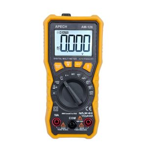 Đồng hồ vạn năng APECH AM-126 True-RMS đo điện AC/DC tự động chỉnh dải đo, đồng hồ VOM AC/DC APECH AM126 True RMS, APECH AM-126 Digital AC/DC Multimeter