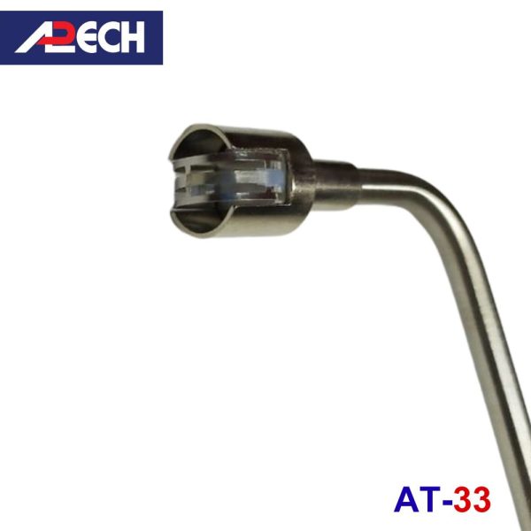 que đo nhiệt độ tiếp xúc đầu cong APECH AT-33, cây đo nhiệt độ tiếp xúc bề mặt APECH AT 33, APECH AT-33 K-Type Thermocouple Probe