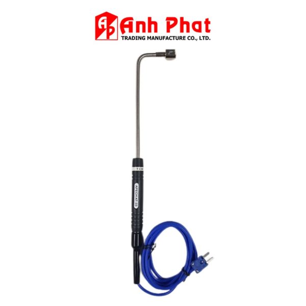 que đo nhiệt độ tiếp xúc đầu cong APECH AT-33, cây đo nhiệt độ tiếp xúc bề mặt APECH AT 33, APECH AT-33 K-Type Thermocouple Probe