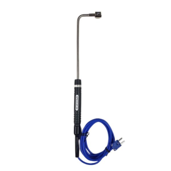 que đo nhiệt độ tiếp xúc đầu cong APECH AT-33, cây đo nhiệt độ tiếp xúc bề mặt APECH AT 33, APECH AT-33 K-Type Thermocouple Probe