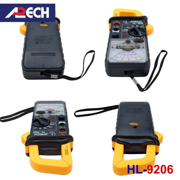 Ampe kìm cơ APECH HL-9206 chỉ thị kim đo dòng AC (500A), Ampe kìm chỉ thị kim APECH HL9206, APECH HL 9206 Analog Clamp Meter