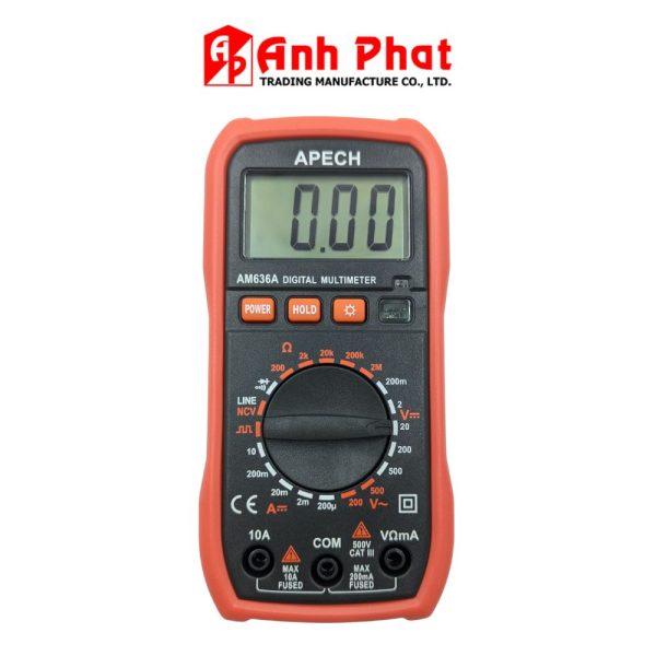 Đồng hồ vạn năng điện tử APECH AM-648A đo điện AC/DC, đồng hồ VOM APECH AM648A, APECH AM 648A Digital Multimeter