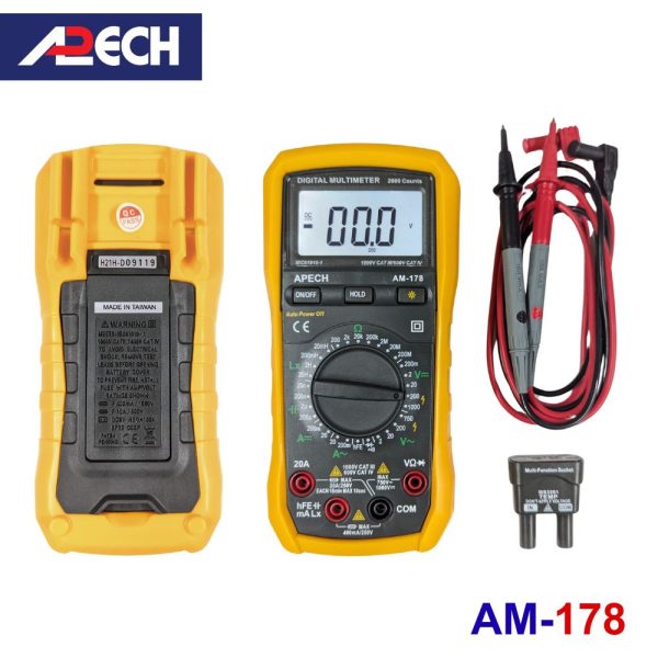 Đồng hồ vạn năng APECH AM-178 có đo cuộn cảm Henry, đồng hồ đo LCR APECH AM178, APECH AM 178 digital multimeter