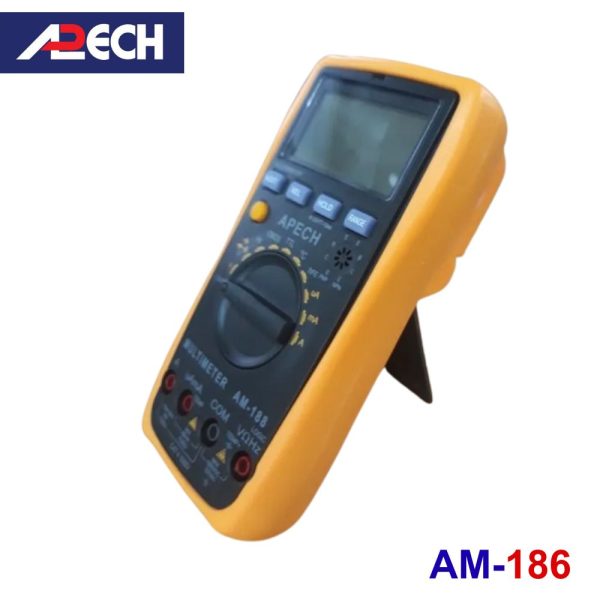 Đồng hồ vạn năng APECH AM-186 đo điện AC/DC, đồng hồ VOM hiện số APECH AM186, APECH AM 186 Digital Multimeter