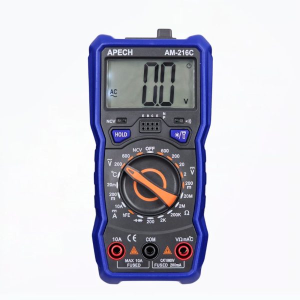 Đồng hồ vạn năng APECH AM-216C chuyên đo dòng DC giá rẻ, đồng hồ VOM hiện số APECH AM216C, APECH AM 216C Digital Multimeter