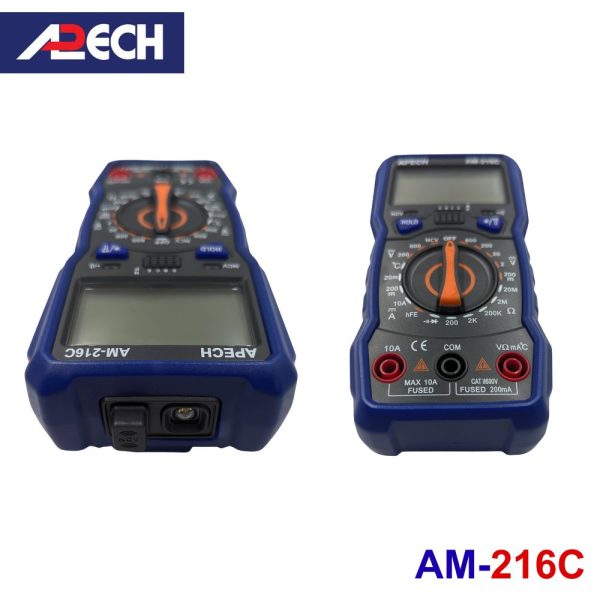 Đồng hồ vạn năng APECH AM-216C chuyên đo dòng DC giá rẻ, đồng hồ VOM hiện số APECH AM216C, APECH AM 216C Digital Multimeter