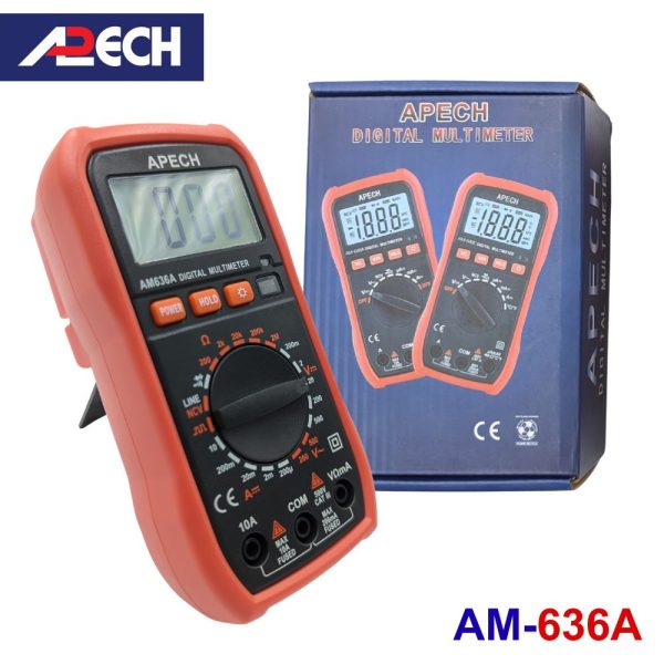 Đồng hồ vạn năng APECH AM-636A chuyên đo dòng DC, đồng hồ VOM APECH AM636A, APECH AM 636A Digital Multimeter