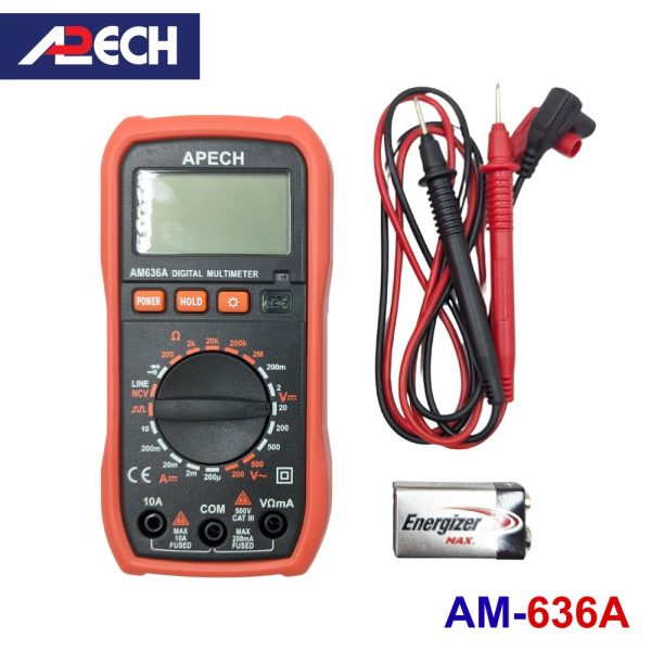Đồng hồ vạn năng APECH AM-636A chuyên đo dòng DC, đồng hồ VOM APECH AM636A, APECH AM 636A Digital Multimeter
