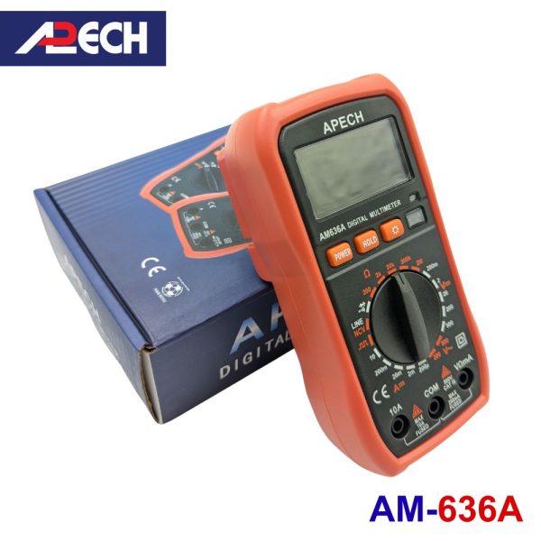 Đồng hồ vạn năng APECH AM-636A chuyên đo dòng DC, đồng hồ VOM APECH AM636A, APECH AM 636A Digital Multimeter