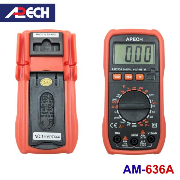 Đồng hồ vạn năng APECH AM-636A chuyên đo dòng DC, đồng hồ VOM APECH AM636A, APECH AM 636A Digital Multimeter