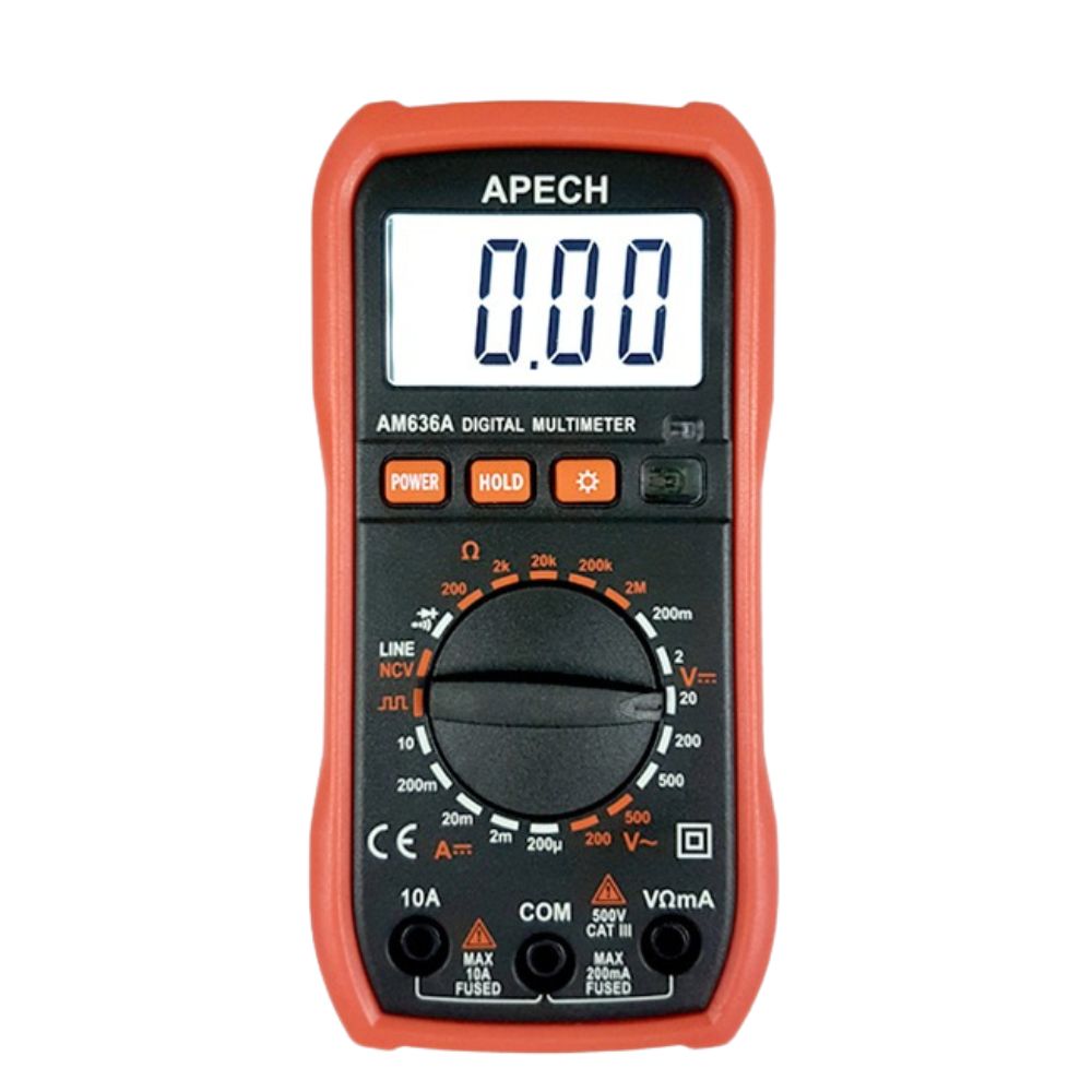 Đồng hồ vạn năng APECH AM-636A chuyên đo dòng DC, đồng hồ VOM APECH AM636A, APECH AM 636A Digital Multimeter