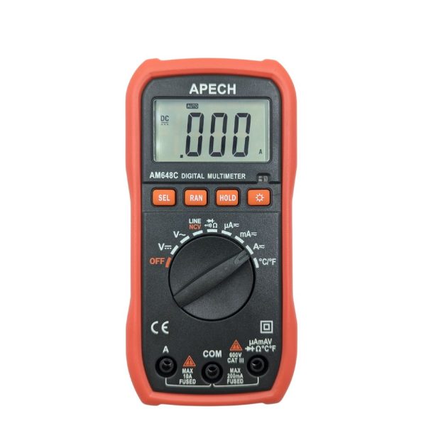 Đồng hồ vạn năng điện tử APECH AM-648C đo điện AC/DC, đồng hồ vạn năng APECH AM648C Digital Multimeter, đồng hồ VOM APECH AM 648C giá rẻ