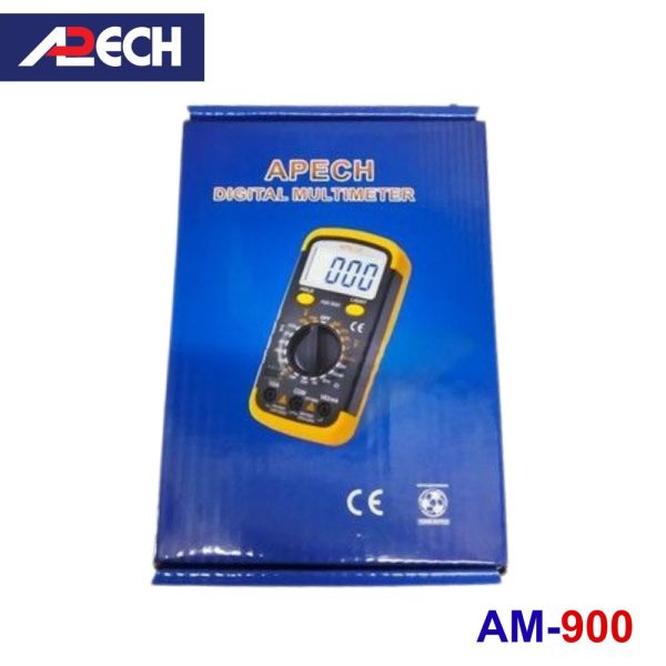 Đồng hồ vạn năng APECH AM-900 chuyên đo dòng DC, đồng hồ VOM giá rẻ APECH AM900, APECH AM 900 Digital Multimeter
