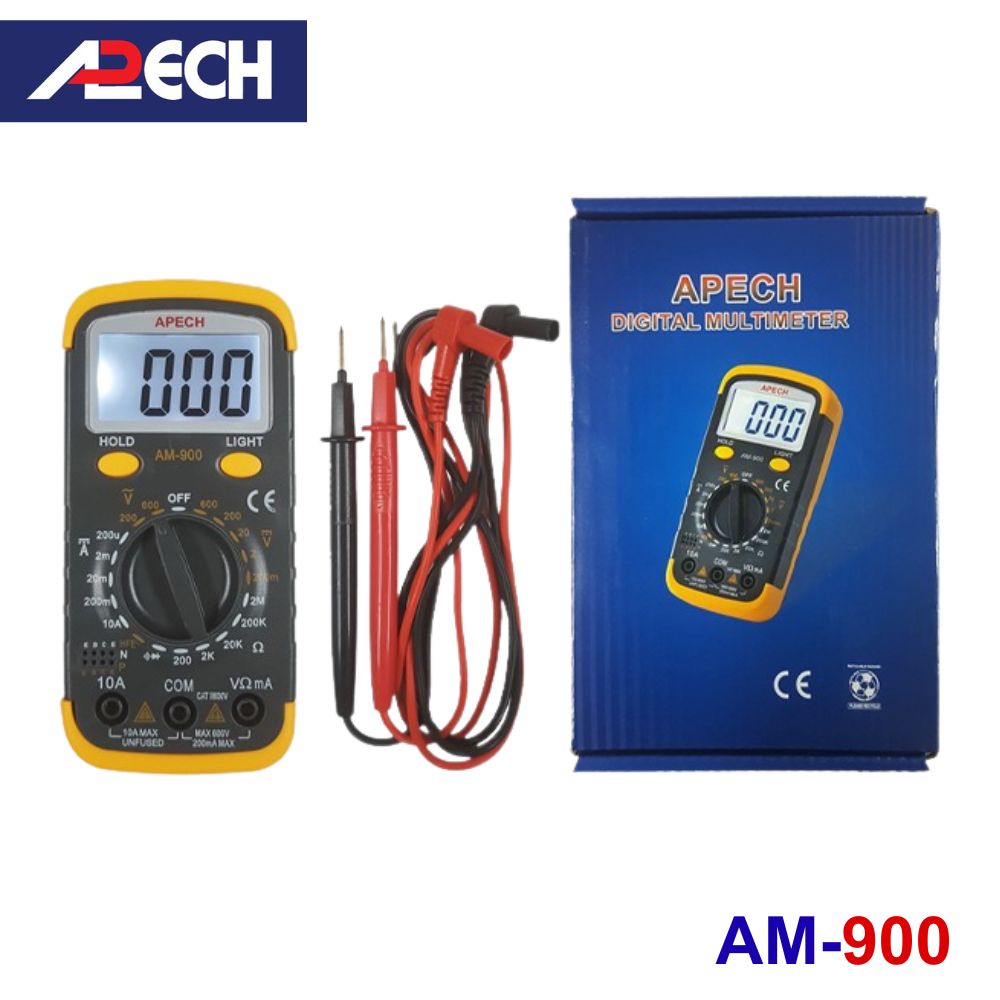 Đồng hồ vạn năng APECH AM-900 chuyên đo dòng DC Đồng hồ vạn năng APECH AM-900 chuyên đo dòng DC, đồng hồ VOM giá rẻ APECH AM900, APECH AM 900 Digital Multimeter