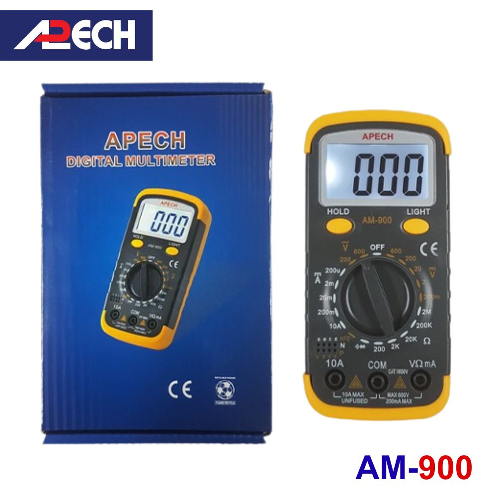 Đồng hồ vạn năng APECH AM-900 chuyên đo dòng DC Đồng hồ vạn năng APECH AM-900 chuyên đo dòng DC, đồng hồ VOM giá rẻ APECH AM900, APECH AM 900 Digital Multimeter