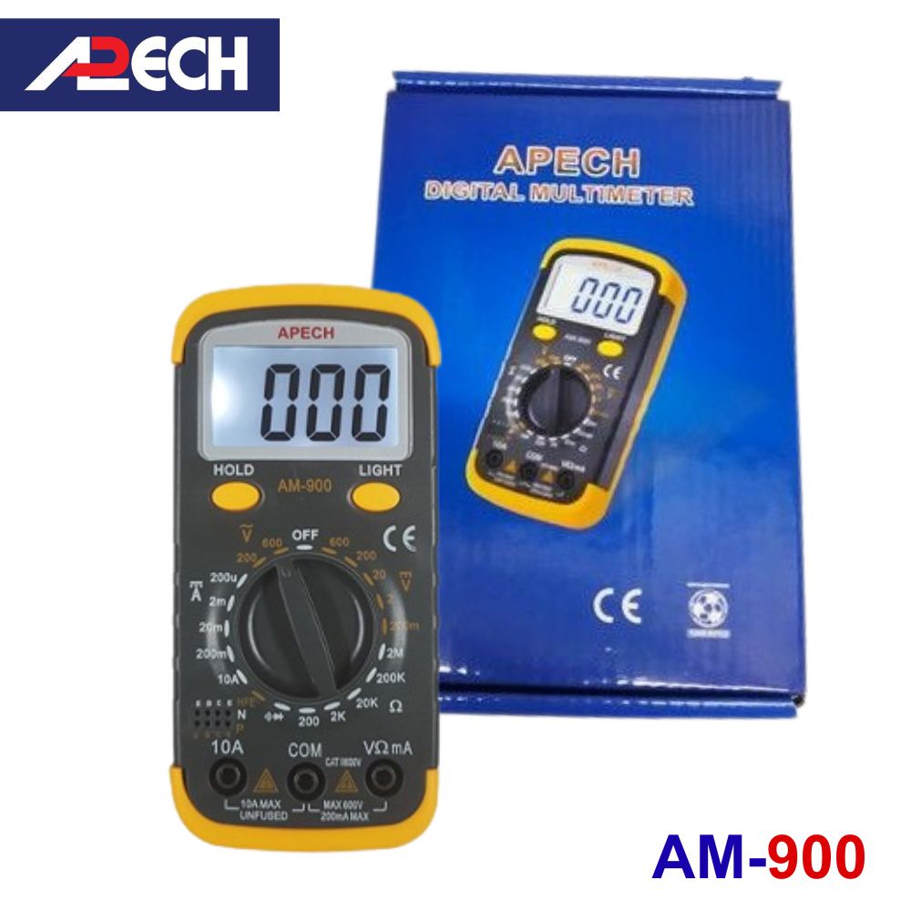 Đồng hồ vạn năng APECH AM-900 chuyên đo dòng DC Đồng hồ vạn năng APECH AM-900 chuyên đo dòng DC, đồng hồ VOM giá rẻ APECH AM900, APECH AM 900 Digital Multimeter
