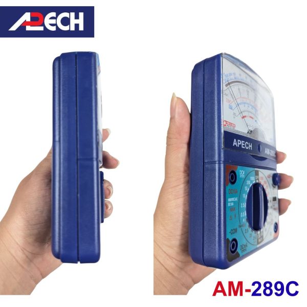 Đồng hồ vạn năng chỉ kim APECH AM-289C Analog Multimeter, đồng hồ VOM kim APECH AM289C, đồng hồ vạn năng kim APECH AM 289C