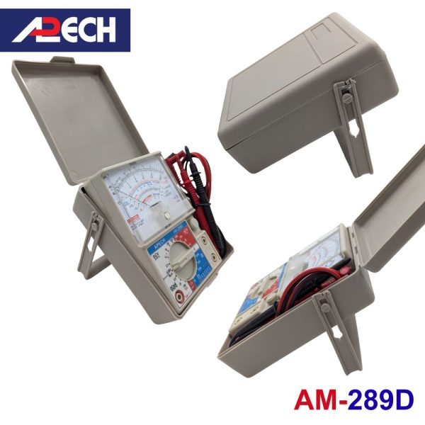 Đồng hồ vạn năng kim APECH AM-289D Analog Multimeter, đồng hồ VOM chỉ kim APECH AM289D, đồng hồ vạn năng cơ APECH AM 289D