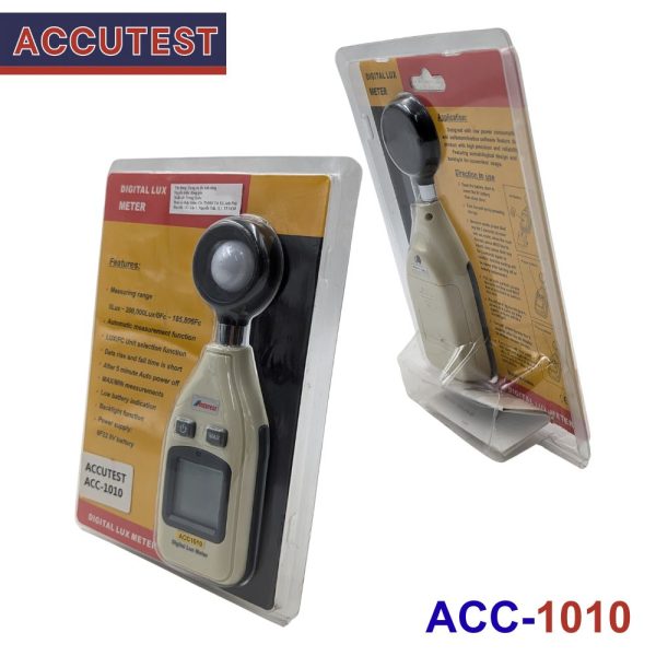 Máy đo cường độ ánh sáng ACCUTEST ACC-1010, máy đo sáng giá rẻ ACCUTEST ACC1010, ACCUTEST ACC 1010 light meter