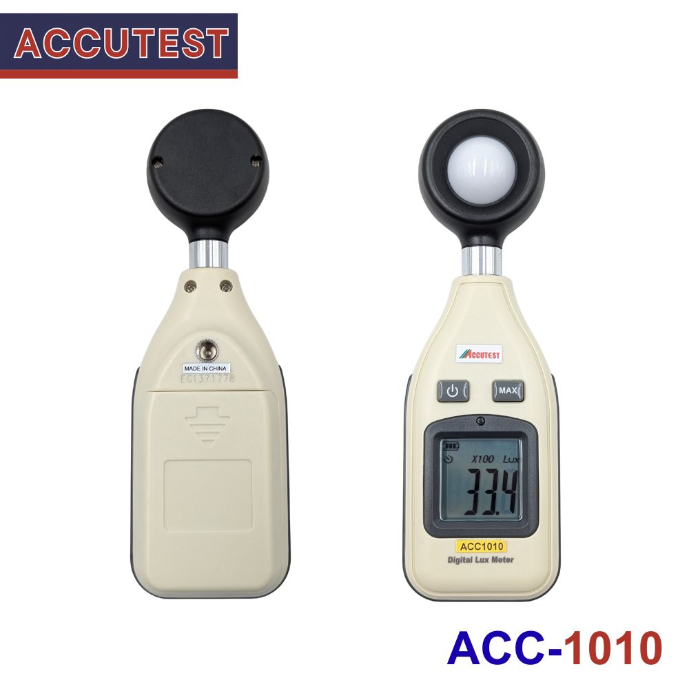 Máy đo cường độ ánh sáng ACCUTEST ACC-1010 Máy đo cường độ ánh sáng ACCUTEST ACC-1010, máy đo sáng giá rẻ ACCUTEST ACC1010, ACCUTEST ACC 1010 light meter