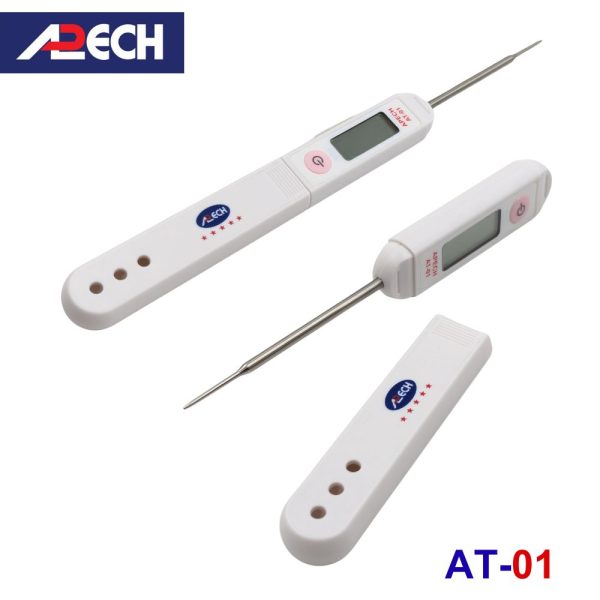 Que đo nhiệt độ APECH AT-01 tiếp xúc đầu nhọn, cây đo nhiệt độ APECH AT01, APECH AT 01 Digital Kitchen Thermometer