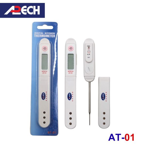 Que đo nhiệt độ APECH AT-01 tiếp xúc đầu nhọn, cây đo nhiệt độ APECH AT01, APECH AT 01 Digital Kitchen Thermometer