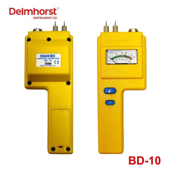 Máy đo độ ẩm gỗ Delmhorst BD-10 moisture meter, máy đo ẩm gỗ và vật liệu xây dựng Delmhorst BD10 chỉ thị kim, Delmhorst BD 10 analog moisture meter