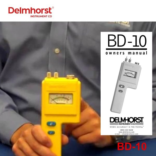 Máy đo độ ẩm gỗ Delmhorst BD-10 moisture meter, máy đo ẩm gỗ và vật liệu xây dựng Delmhorst BD10 chỉ thị kim, Delmhorst BD 10 analog moisture meter