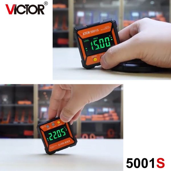 Máy đo độ nghiêng điện tử VICTOR 5001S, máy đo góc nghiêng VICTOR 5001S, VICTOR-5001S Digital Inclinometer
